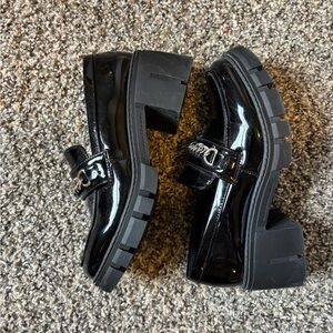 Elegant Black Patent Leather Loafers